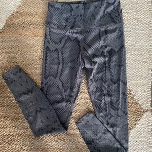 Varley snake print Estrella leggings